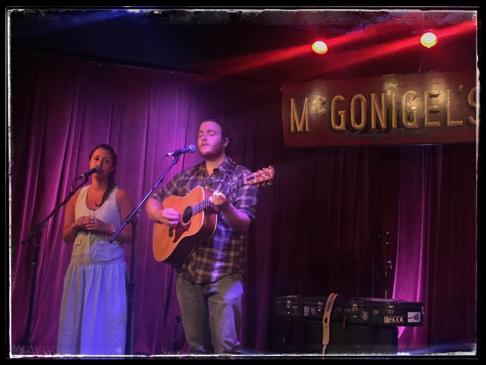 Jonas and Jane performing at the Mucky Duck, Houston, Texas